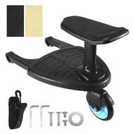 Q9[qua]-Baby Stroller Wheeled Board Kids Wheel Board Stroller Step Stand Ride on Boards Plate Detach