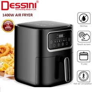 DESSINI Air Fryer 9L 1400W | Digital Touch Screen | Oil-Free Healthy Fryer | Hot Air Circulation | A