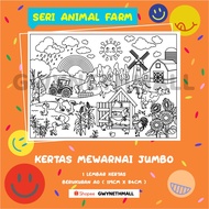 [UCUL] [BUY 2 GET 3] Coloring Book Jumbo Coloring Paper/ Giant Coloring Paper/ Giant Coloring Sheet/