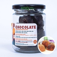 Fresh Dark Chocolate Covered with Cocoa (8% Cocoa) (From New Zealand Buttermilk) H3Q Miki 125g Jar