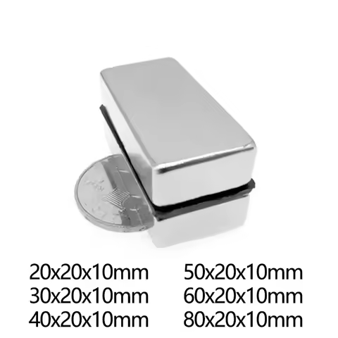 40x20x10 mm Quadrate Powerful Magnets 50x20x10 For Refrigerator,Office,DIY 30*20*10 60x20x10 80*20*1