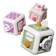 6in1 Multi-Play Busy Cub e Toys Montessori Hexahedron Busy Toys for Kids ubik Cub e for Fine Motor S