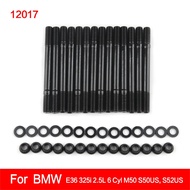 for 201-4302 Cylinder Head Stud Kit for BMW E36、325i 2.5L 6 Cyl M50 3.0L S50US 3.2L S52US Inline 6 (