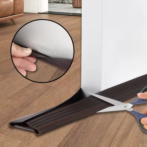 1PC Door Draft Stopper Under Door Draft Blocker Insulator Door Sweep Weather Stripping Noise Stopper