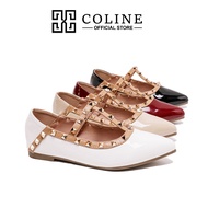 COLINE CLN-5285 Women's Flat Slip-On Shoes Women's Work Flatshoes C1277