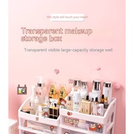 Desktop Cosmetic Storage Box Drawer Plastic Shelf Large Transparent Dressing Table Jewelry Storage Box Organizing Box storage box storage bed toyogo storage drawer jewellery box  organiser box box storage  toyogo storage