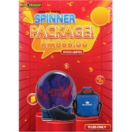 Bowling Package - SPECIAL EFFECT SPINNER- 11 - Xtech Shoe - Xtech 1 Ball tote - X Proshop - X Pro Sh