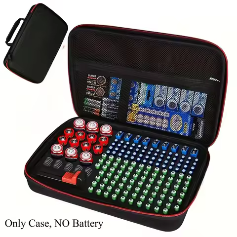 Battery Organizer Storage Holder Case, Batteries Storage Containers Box for AA AAA 9V C D Lithium 3V