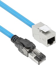 ACT CAT6A S/FTP 50m Pre Assembled 4PPoE 100W Support 23AWG B2ca Rated RJ45 Connector High Risk Envir
