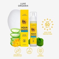 Luxe Organix Daily Sunscreen SPF50 PA+++ - Aqua Sunscreen
