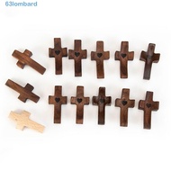 LOMBARD 3pcs My Heart Cross, Comfort Holding Palm Size Wood Handheld Cross, Handmade Hand Painted Bl