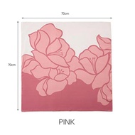 Silk Scarf Syal Sutra Leher Wanita Pria Motif Korean Style Scarf Tas Aksesoris