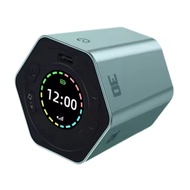 Productivity Cube Mute Vibrate Digital Desk Hexagon Magnetic Flip Focus Time for Office Meetings Tas