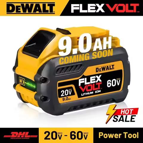 100% Original Dewalt 20V 6000mAh Power Tool Battery DCB206 DCB205 DCB200 DCF887 DCG405 DCD791 DCF922