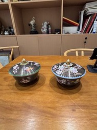 景泰藍蓋碗