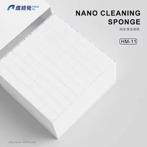 RabbitFix HM-11 Nano Cleaning Sponge 500PCS High Density No Residue for Mobile Phone Motherboard Rep