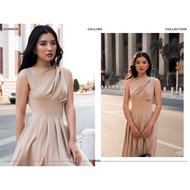Laura BEIGE DRESS high-end long DRESS