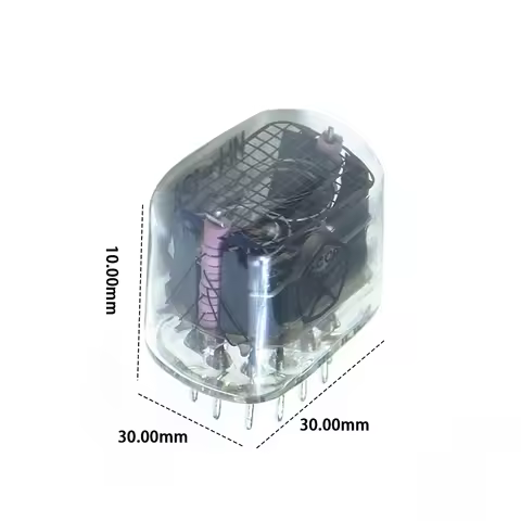 IN-12 IN12 Nixie Tubes with Decimal Point Digital Tube Glow Tubes Symbol Tube for Glow Clock Nixie D