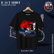 Skyline R34 GTR Shirt, Jdm Car Shirt, JDM T-Shirt, Car Guy Gift, Car Shirt, GTR Tee, Car Lover, Race