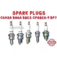 SPARK PLUG C6HSA BM6A B8ES CPR8EA-9 BP7HS YAMAHA LC135 HONDA EX5 WAVE125 RXZ Y125ZR RG110