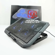 X5 LED GAMING COOLING PAD 5 FAN UP TO LAPTOP 17 INCH