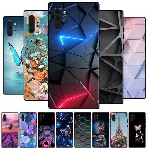 for Samsung Note 10 Plus Case Silicone Back Cover for Samsung Galaxy Note 10 Plus Note10 Pro Case No