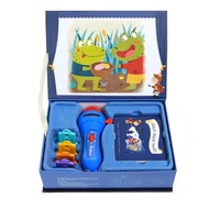 Mini movie projector - story telling projector for children - multi-function flashlight