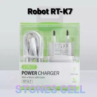 Robot RT-K7 RTK7 RT K7 Quick Charge Output 5V/1A Fireproof micro USB