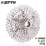 Ztto Mtbจักรยาน11ความเร็ว9-42T Cassette Xdเฟืองเงิน9-42เหล็กCassette 11 S 42Tใช้งานร่วมกับ11V K7 Gx 