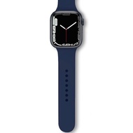 包平郵）Apple Watch錶帶🍎蘋果錶帶 智慧手錶帶🍎apple watch錶帶蘋果矽膠運動錶帶6/5/4 SE代40 mm Applewatch運動錶午夜藍  適用iwatchSE/6/5/4 