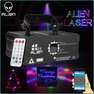 [shaoy] ALIEN RGB Smart Animation Laser Projector Bluetooth-compatible APP Control DMX512 Scanner DJ