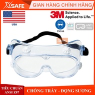 3M 334AF chemical protection goggles Anti-UV, anti-smoke, anti-scratch glasses, eye protection, can 