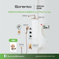 SORENTO ROSE GOLD SERIES Shower wall mounted fittings set bilik air mandi set shower set hand shower