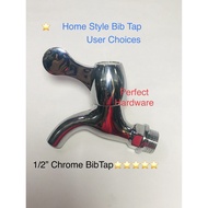 Chrome Bib Tap 1/2" / Valve Water Tap