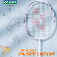 YONEX Badminton Racket ASTROX 66 Full Carbon Single 4U 24Lbs Competition With Bag And Racket Grip