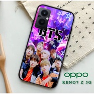 Umws store Case custom Oppo Reno 7 5g, Reno 7 z 5g motif BTs series Latest meriah