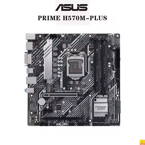 ASUS PRIME H570M-PLUS Motherboard Socket LGA1200 11th 10th CPU DDR4 4600(OC) Memory Chipset H570 Mai