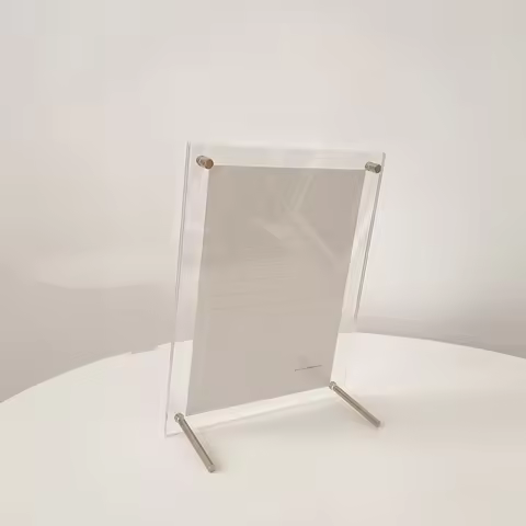 1 Pc Acrylic Photo Frame Transparent Painting Art Picture Holder 5/6/7/8/9/10/12inch For A3/A4/A5/A6