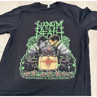 2025新款NapalmDeath 衬衫"A FinalThrowofThroes"印花上衣100%纯棉