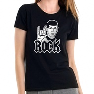 Mr Spock Gonna Mano Heavy Metal Stella Enterprise Trek Satira Girlie T-Shirt