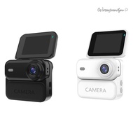 4K UHD Pocket Vlog Camera WiFi 6 Magnetic Case 130° Wide 2-Inch Flip Screen Cycling