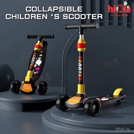 [SG Seller]Children's Scooter 3 Wheels Foldable Kick Scooter Children's Kids Scooter Toddler Outdoor