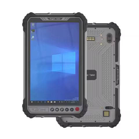 CHWEIDA 8" Rugged Windows Tablet | 4G RAM 64G ROM | NFC/WiFi/GPS/4G LTE | 2D Barcode Scanner | IP67