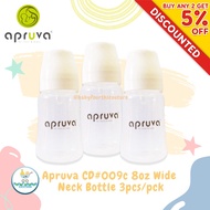 BFCM Apruva Wide Neck Feeding Bottle For Baby Cd 009C 8Oz 3Pc/Pck