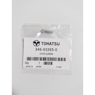 Tohatsu/Mercury Japan Carburetor Upper Stop Screw 5hp 8hp 9.8hp 9.9hp 25hp 30hp 2stroke 346-03265-0