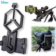 Etimes Universal Mobile Phone Holder Clamp Portable Spotting Scope Cellphone Adapter Mount Compatible Binoculars Monocular Microscope ET-MY