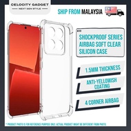 Poco F6Pro F6 F4 F3 X6 X5Pro X5 X3GT X3Pro X3 Crystal Clear TPU Case