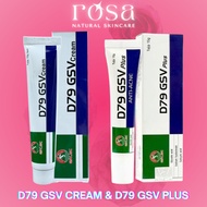 GSV l D79 GSV Cream and D79 GSV Plus helps reduce acne, back acne, fade dark spots, and control oil