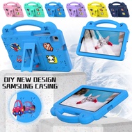 Kids Safe EVA Cartoon Bear DIY Doll Stand Shockproof Protective Tablet Cover Case With Hand for Sams