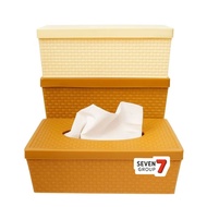 Plastic Rattan Tissue Box - Seven7 Product
